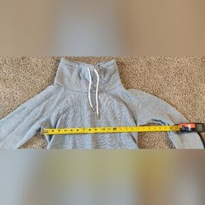 Isabel Maternity Small Turtle Neck Sweater Gray